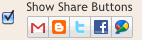 Picture of Share Show Buttons option